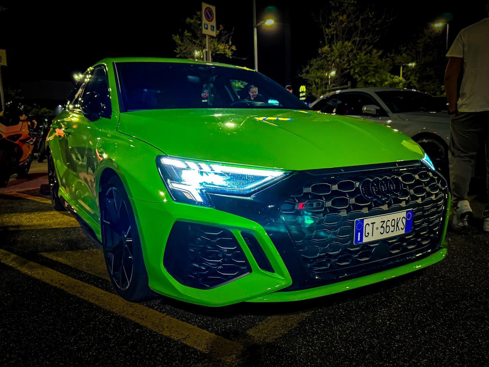audi rs3 verde - 1